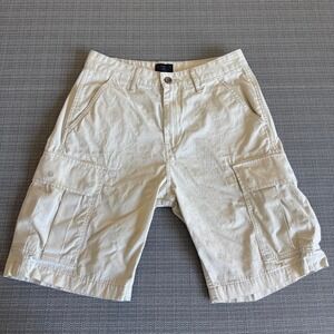 Levi Strauss Cream cargo shorts men's size 28